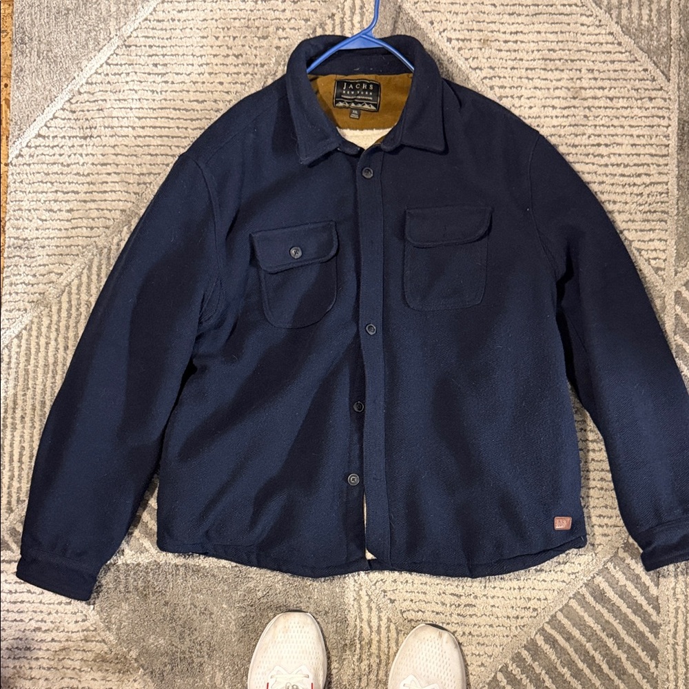 Jachs Navy Blue Men's Shirt Jacket